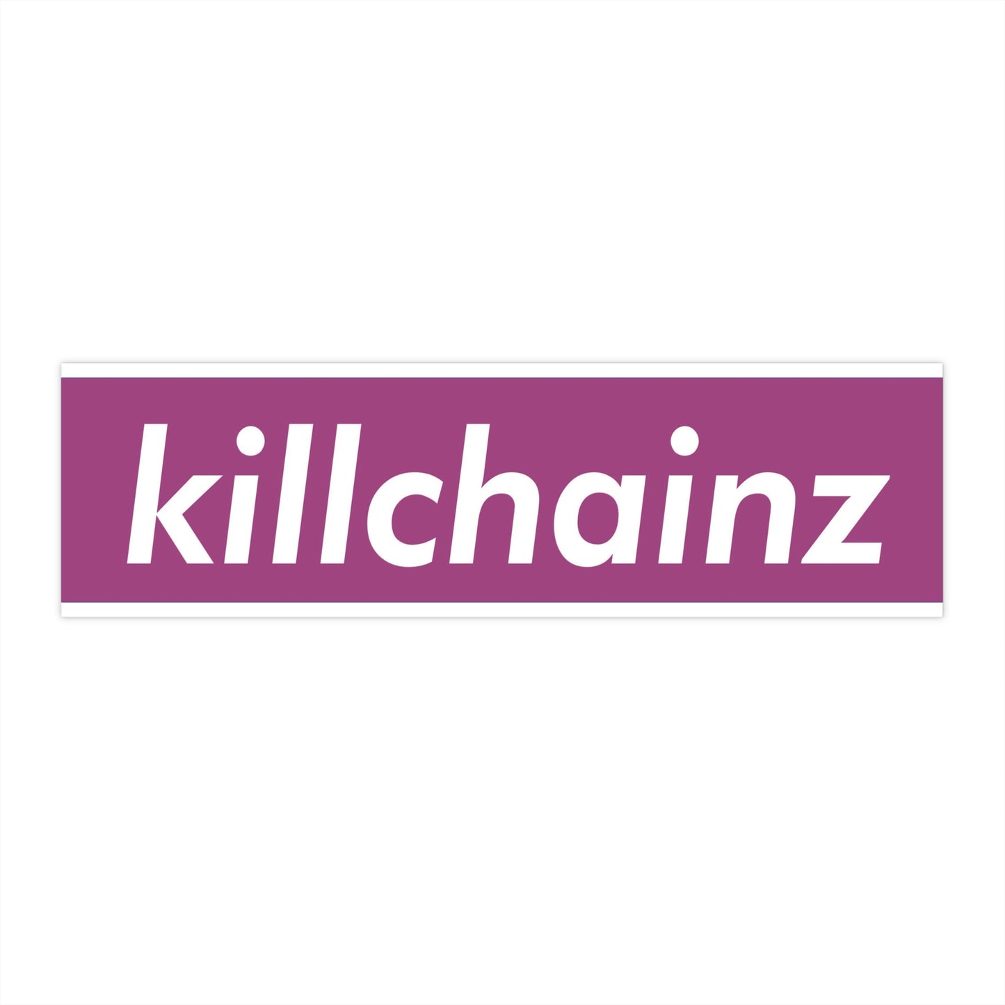 Killchainz Logo 2 Bumper Stickers