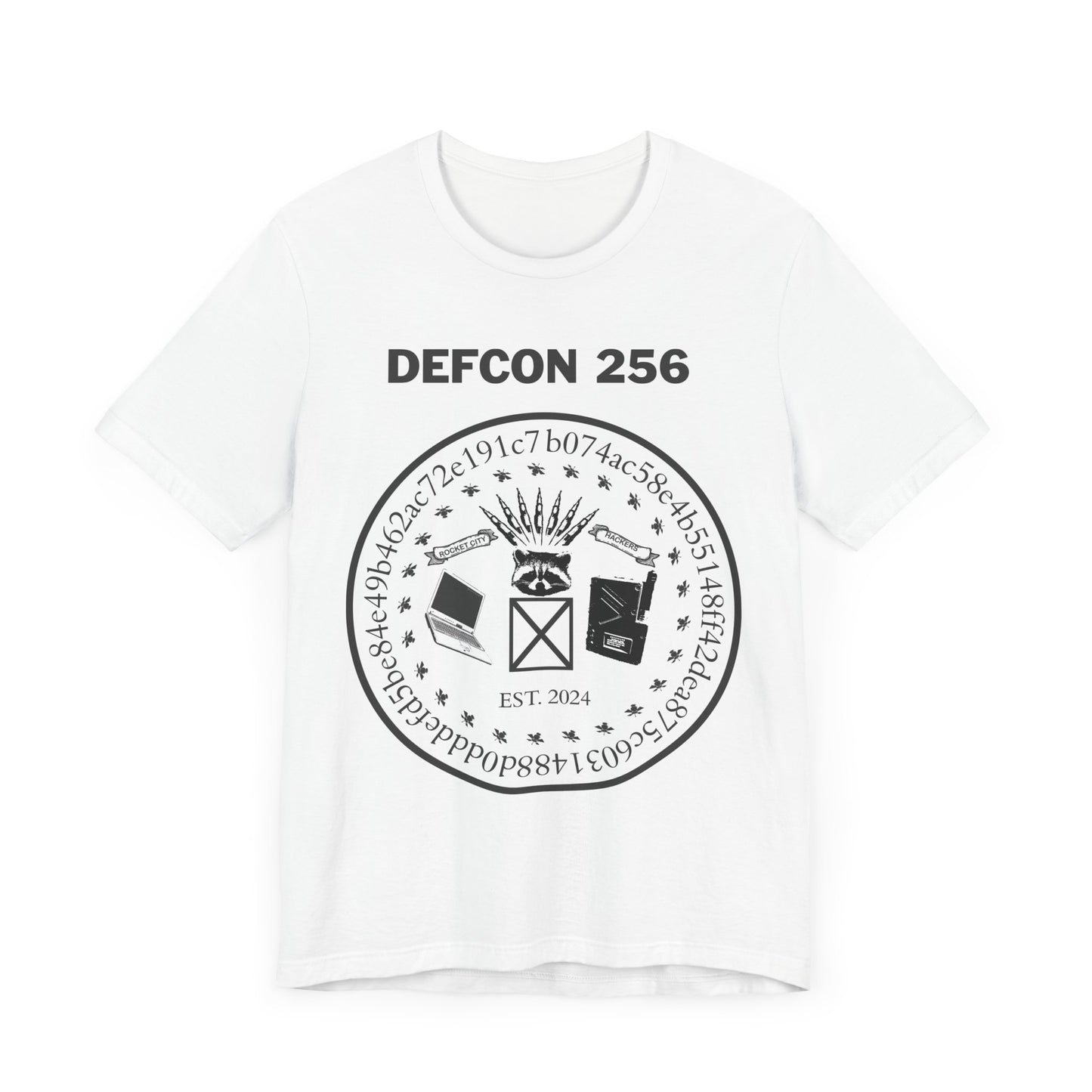 White DefCon 256 Logo Shirt - KIllchainz Custom