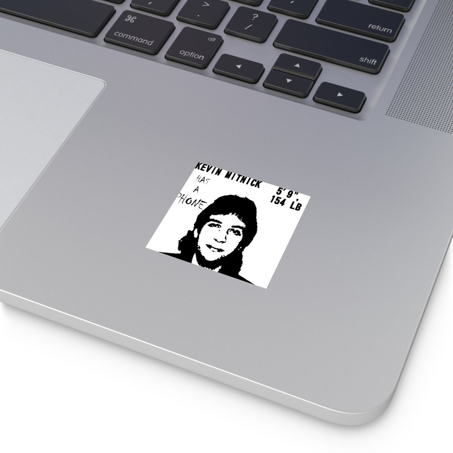 Kevin Mitnick has a Phone - 2in x 2 in Sticker