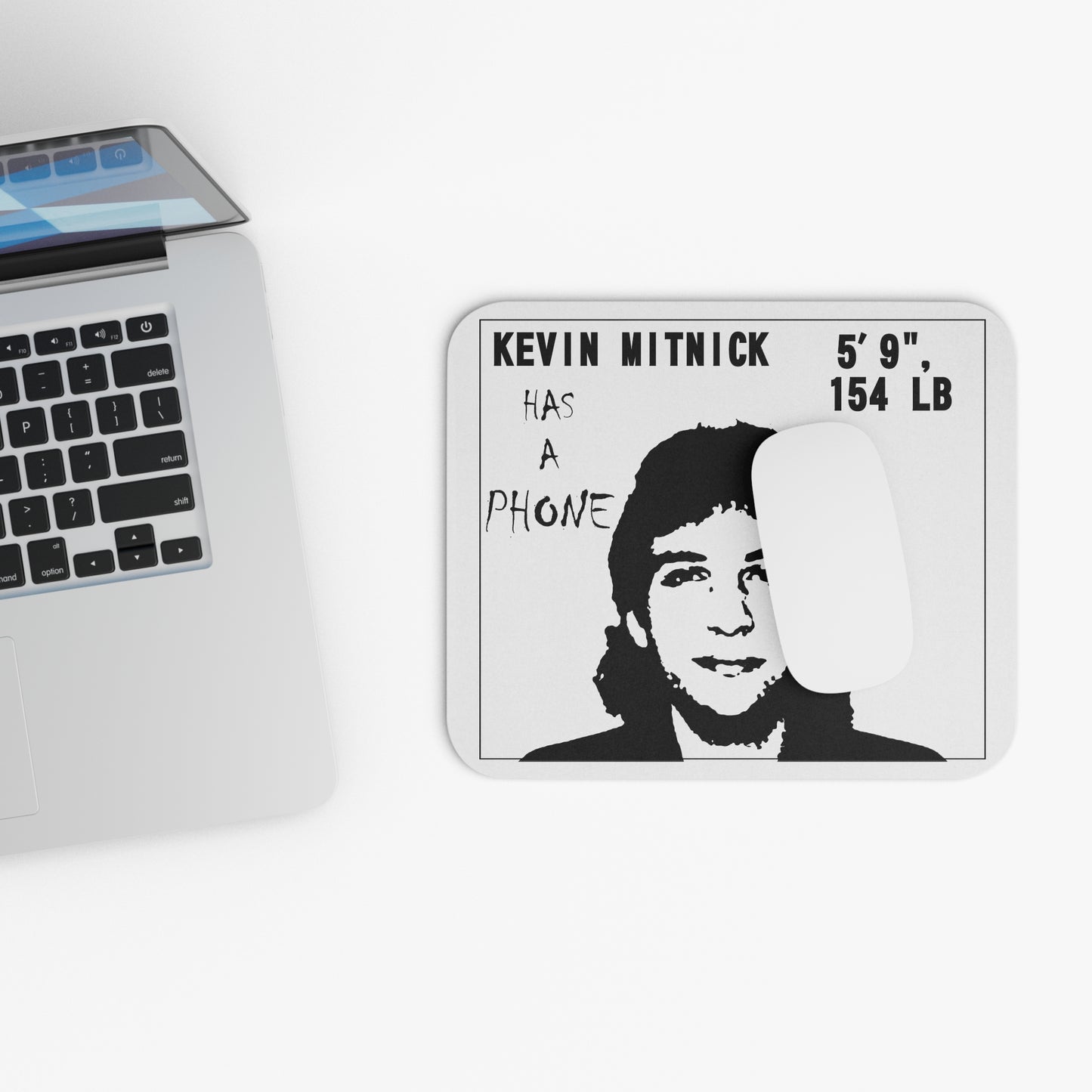 Kevin Mitnick Has a Phone - Mousepad