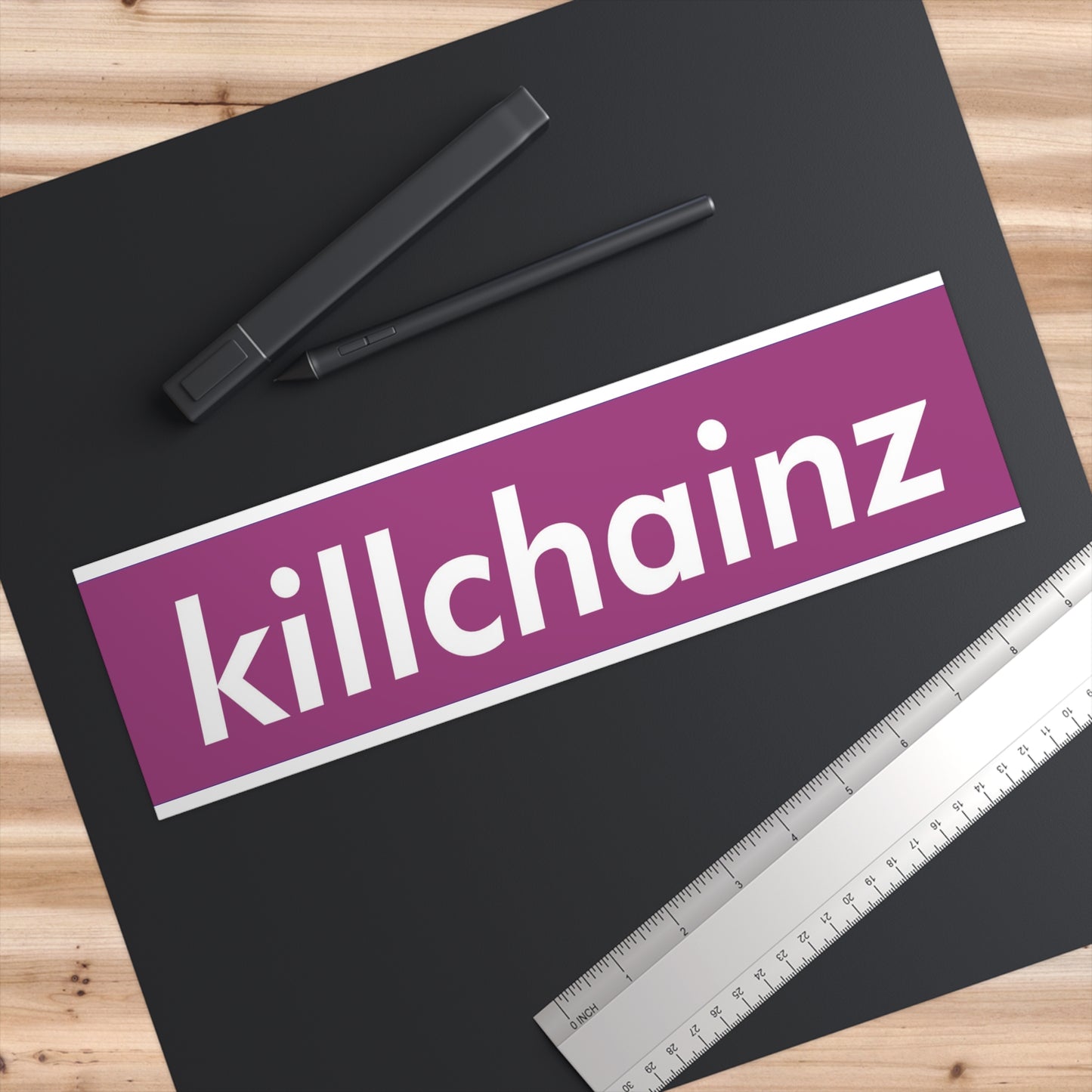 Killchainz Logo 2 Bumper Stickers