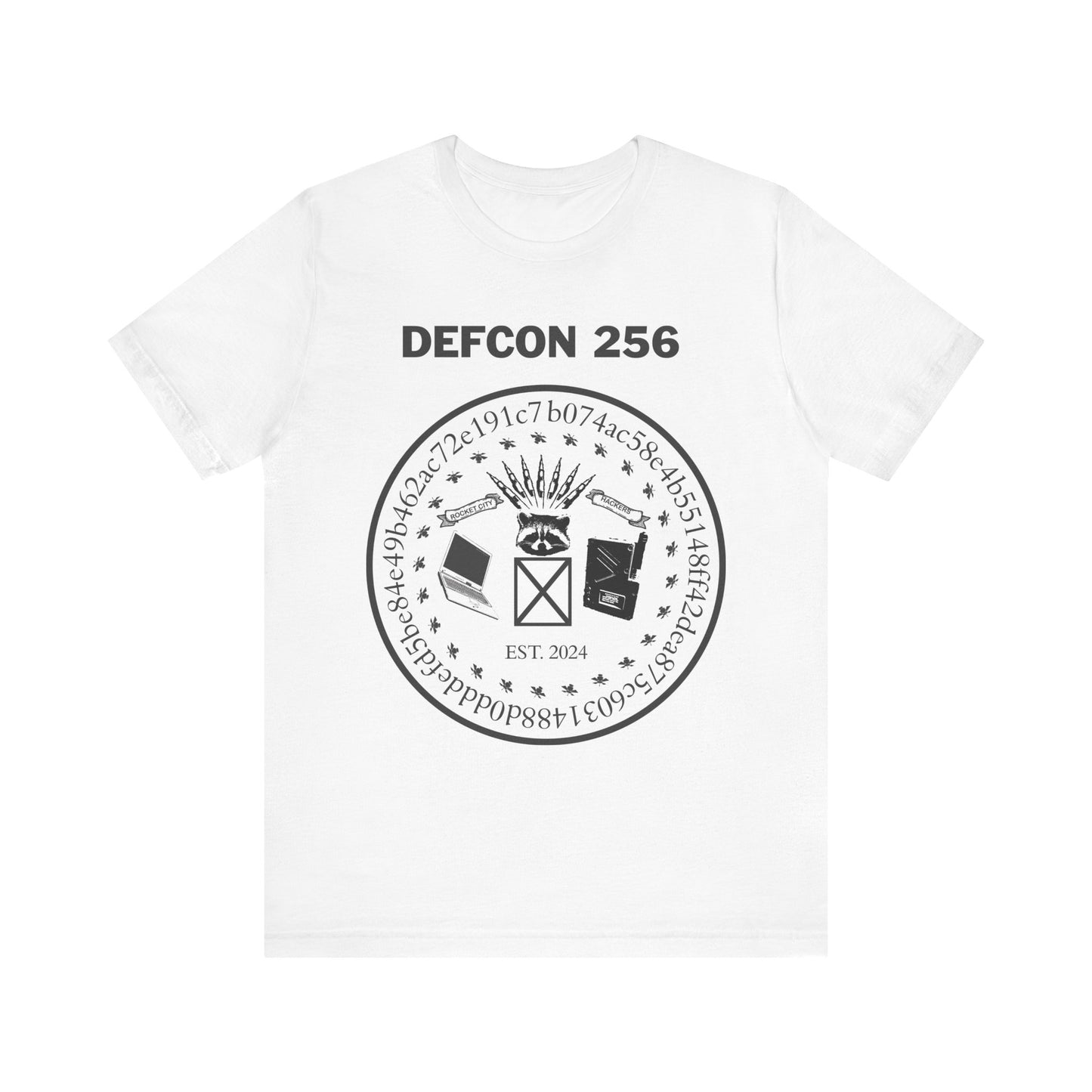 White DefCon 256 Logo Shirt - KIllchainz Custom